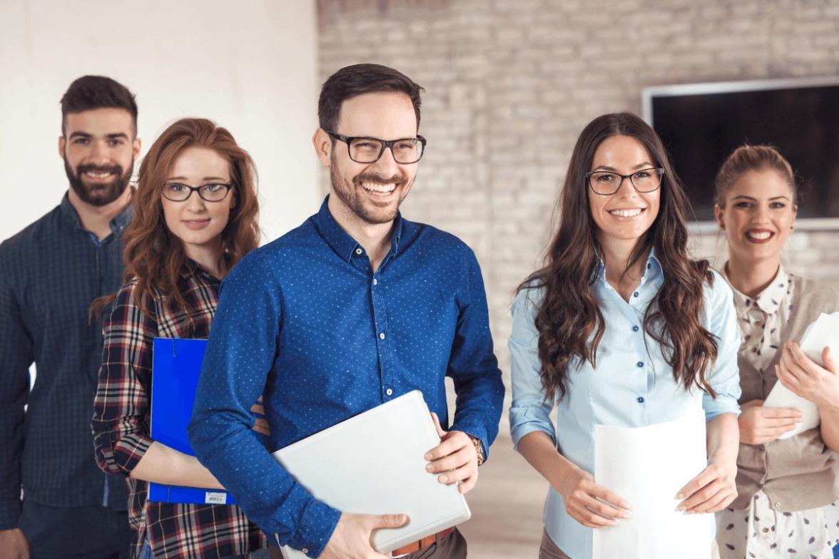 Student engaged in online learning environment